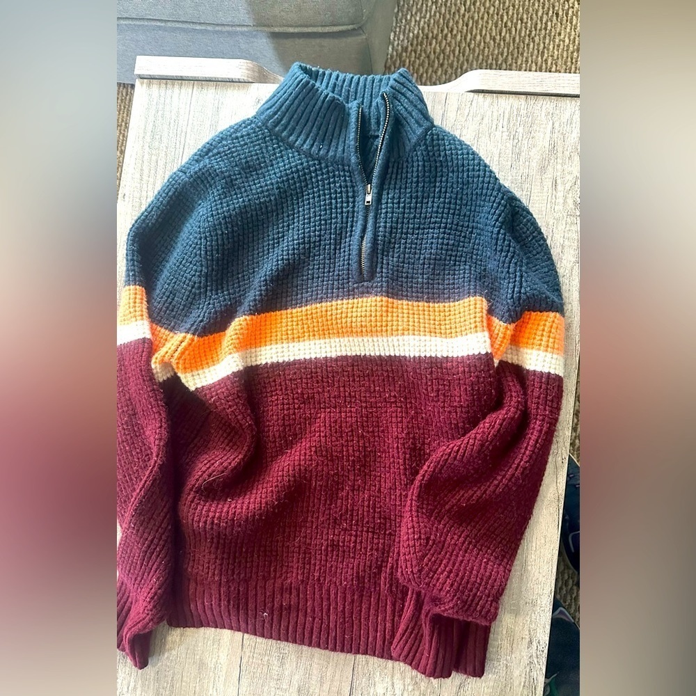 Goodfellow & Co Colorblock Sweater size large